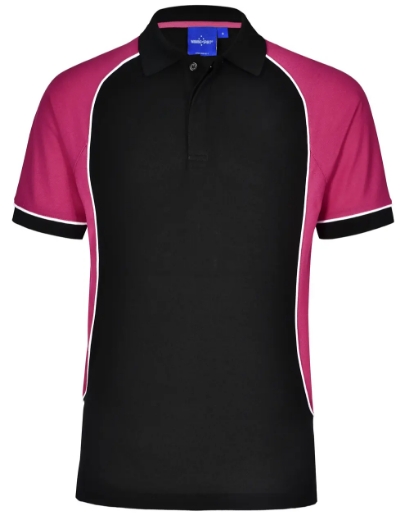 Picture of Winning Spirit, Kids TrueDry Tri-Colour S/S Pique Polo